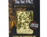 Yu-Gi-Oh! Limited Edition 24k Gold Plated Exodia the Forbidden One Metal... - $27.99