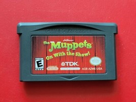 GBA The Muppets: On With the Show! Game Boy Advance Authentic Jim Henson... - $12.17