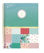 Mead Beautiful Sail Away Spiral Notebooks, 1-Pk, College Ruled, 10-1/2&quot; ... - $11.75