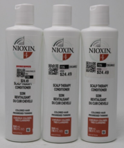NIOXIN System 4 Scalp Therapy Conditioner, 10.1 oz. - 3 Bottles - New - £23.37 GBP