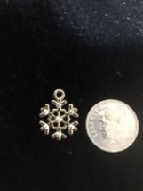 Snowflake Enamel Bangle Pendant charm Necklace Pendant Charm C23 Style C - $13.80