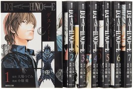 Death Note Bunko 1~7 Complete set Takeshi Obata,Tsugumi Ohba manga LOT Japan - £49.26 GBP