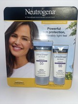 Neutrogena Ultra Sheer Dry Touch Sunscreen Lotion SPF 55 2 Pack Open Box... - $9.46