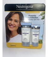 Neutrogena Ultra Sheer Dry Touch Sunscreen Lotion SPF 55 2 Pack Open Box... - £7.44 GBP