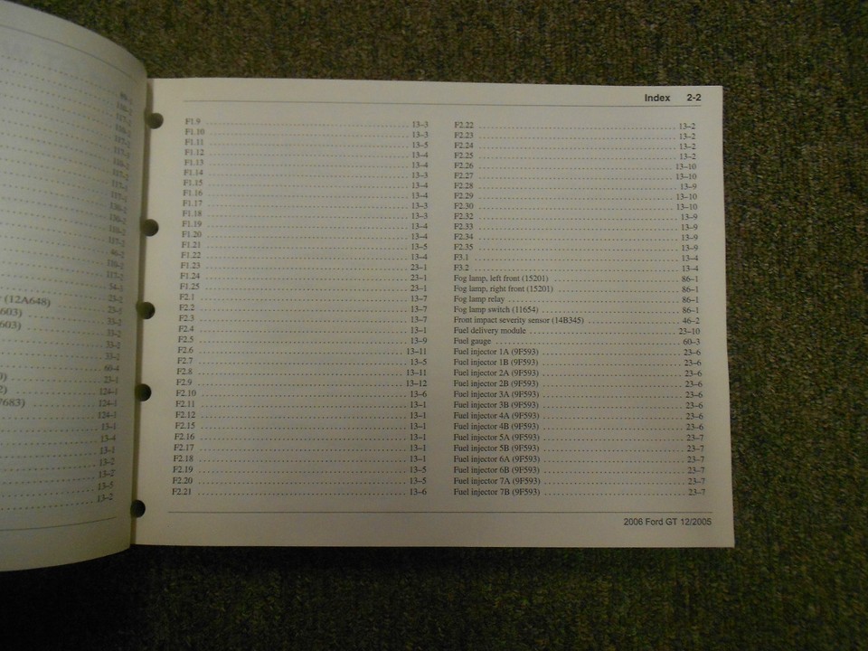 2006 Ford Gt Electric Wiring Service Shop Manual EWD OEM-
show original title... Item image 3