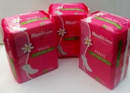 Maxithinss Super Maxi Pads 16-ct. Packs Feminine Care Unscented sanitary - $6.32+