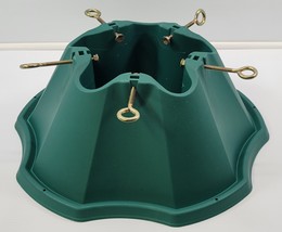 *X) Jack-Post Green Plastic Christmas Tree Stand Up to 8&#39; Tall with Eye ... - $14.84