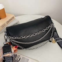 New Women&#39;s Bags Leather Shoulder Bags Fashion Chain Ladies Messenger Bag  Cowhi - £42.73 GBP