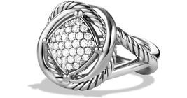 David Yurman Infinity Ring with Diamonds - $850.00