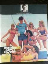 Vintage 1981 Jose Cuervo Tequila Beach Volleyball Full Page Original Ad  721 - £5.30 GBP