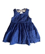 The Children&#39;s Place Blue Eyelet Dress Size 6-9 Months - $17.82