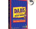 12x Pack Dad&#39;s Old Fashioned Root Beer Drink Mix Singles | 6 Sticks Each... - £23.75 GBP