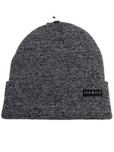Yea.Nice Legend Knit Heather Stormy Gray Folded Beanie Hat Cap - £23.51 GBP