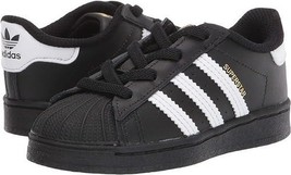 Adidas Infant Superstar Shoes EF5396 Black - $30.78