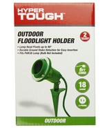 Hyper Tough Outdoor Floodlight Holder, 6 Foot Cord, 18 Gauge, 2-Prong - £7.09 GBP