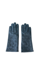 Lauren Ralph Lauren Burn-Out Leather Tech Gloves $138 FREE SHIPPING(0096) - £97.38 GBP