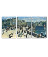 Pont Neuf, Paris by Pierre-Auguste Renoir Canvas Wall Art Decor Stretched Framed - $39.90 - $149.90