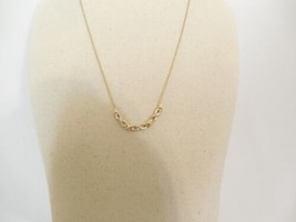 Department Store 18k Gold over Sterling Silver Plate Infinity Necklace C717 - $55.67