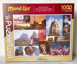Nebraska Legacy Huskers Buffalo Bill What&#39;s Up? Puzzle Twist 1000 Piece ... - £22.68 GBP