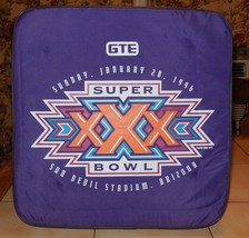 Vintage Super Bowl 30 XXX SGA Seat Cushion Cowboys Steelers 1996 Arizona - $34.95
