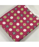 Daisy Dot Floral Print Cotton Chintz Pink Gray Green Home Season Fabric ... - $658.42 MXN