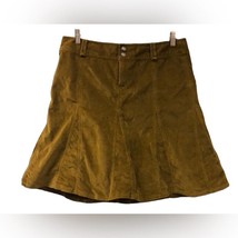 Athleta Women&#39;s Whenever Cord Skirt in Old Gold Size 10 corduroy - £25.02 GBP