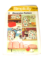SIMPLICITY 5495 KITCHEN APPLIANCE COVERS  5 VERSIONS (sew drwr) - $2.40