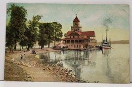 Chautauqua NY The Pier on The Point 1912 Postcard H2 - £13.50 GBP