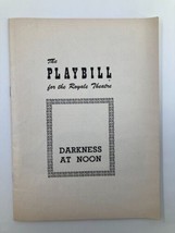 1951 Playbill Royale Theatre Claude Rains, Robert Keith Jr. in Darkness at Noon - £14.86 GBP