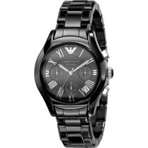 Emporio Armani AR1401 Ladies Black Ceramic Watch - £99.11 GBP