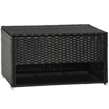 Outsunny Outdoor Deck Box – PE Rattan Wicker Storage for Patio &amp; Garden - $3,038.12 MXN