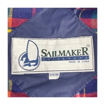 VTG Sailmaker Outerwear Blue Polyvinyl Rain Jacket Lined Women’s Large 1... - £35.57 GBP