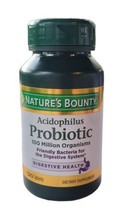 Nature&#39;s Bounty Acidophilus Probiotic Tablets 120 ct  Exp 05/2024 - £11.66 GBP