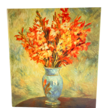 Hallmark Stories Vintage Address Book RA5159 Renoir Orange Gladioli in Blue Vase - £15.39 GBP