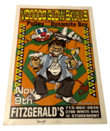 Houston Fitzgerald&#39;s Voodoo Glow Skulls Tx &#39;01 Handbill Punk Signed 2/25... - $175.39