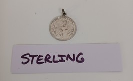 925 Sterling Silver Vintage Wells “To My Bridesmaid” Round Pendant - $336.76 MXN