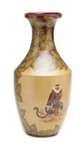 Zeckos 7 Inch Tall Hand Painted Monkey Vase - £59.99 GBP
