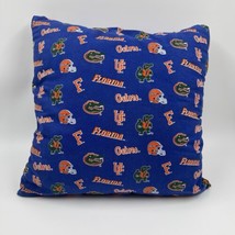 Florida Gators University Hand Made Throw Pillow Decorative Measures 18 x 18 - £14.94 GBP