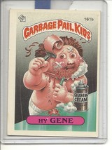 (b-30) 1986 Garbage Pail Kids Sticker Card #161b: Hy Gene - $2.00