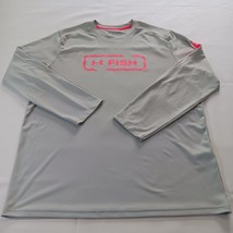 Under Armour Loose Heatgear Iso-Chill Shore Break Men T-Shirt Gray Long ... - $13.85