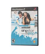 Singstar Pop (Sony PlayStation 2, 2007) Game, Manual &amp; Case - $181.63 MXN