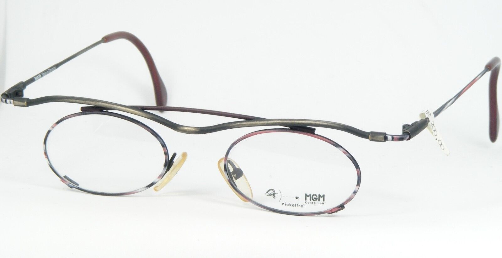 Vintage MGM BV6 F11 Multicolore Occhiali da Sole Montatura 44-20-150mm G... - $107.16