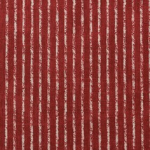 Magnolia Home Skyfall Crimson Red White Stripe 100% Cotton Fabric By Yard 54&quot;W - £6.97 GBP