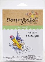 Gnome and the Letter. Stamp. Stampingbella