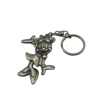 Disney Minnie Mouse Keychain Metal Plate Key Ring - £13.39 GBP