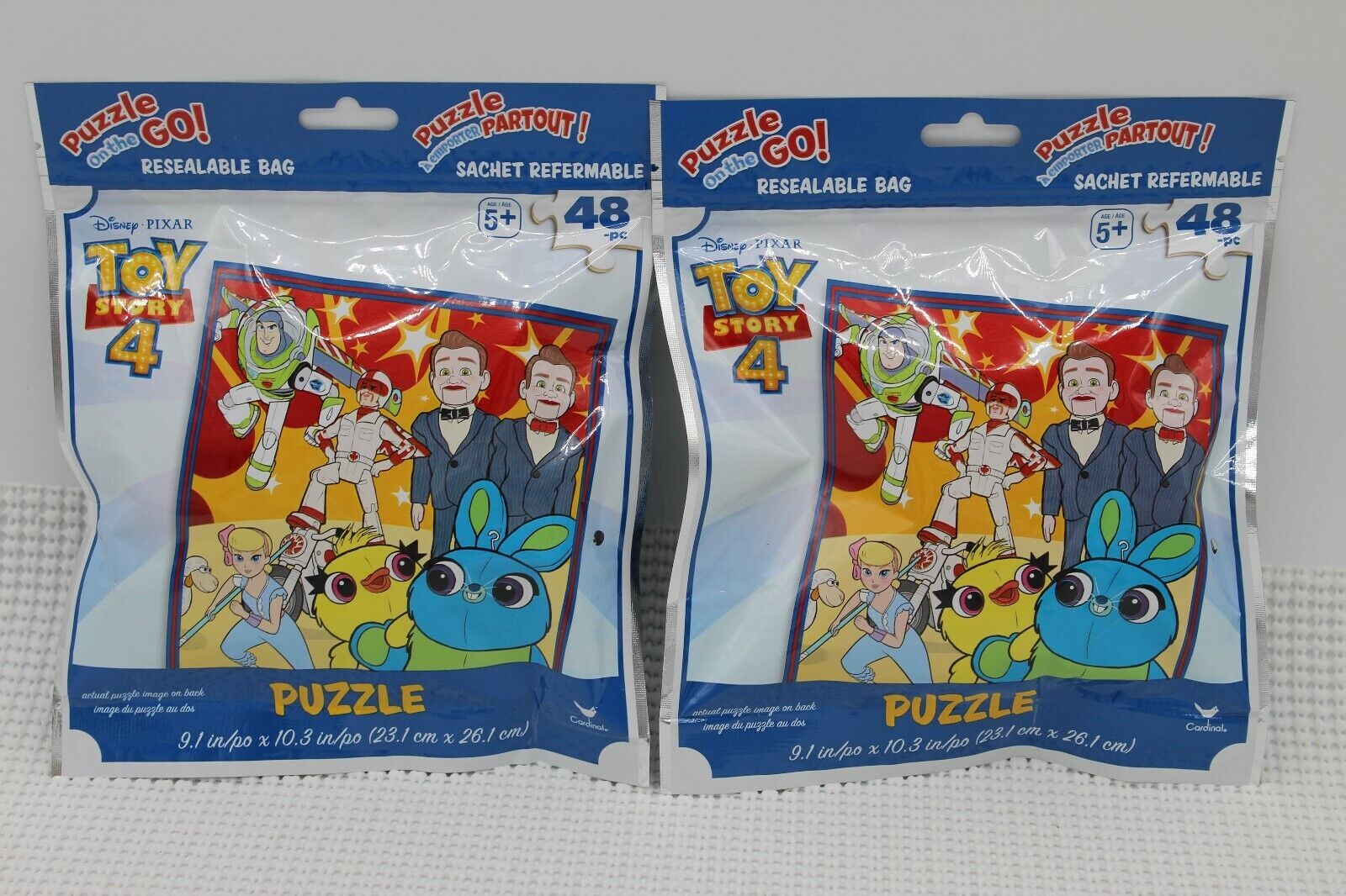 Lot Of 2 Disney Pixar Toy Story 4 Jigsaw Puzzles 48 Piece Brand NEW Sealed - £7.03 GBP