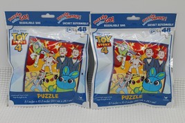 Lot Of 2 Disney Pixar Toy Story 4 Jigsaw Puzzles 48 Piece Brand NEW Sealed - £7.05 GBP