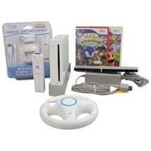 Nintendo Wii White Console RVL-001 with Games &amp; Accessories READ*** - £45.17 GBP