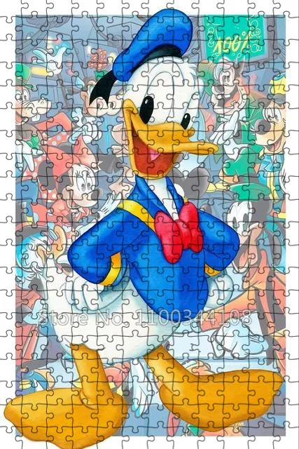 Play Mickey Mouse Donald Duck Jigsaw Puzzle 35/300/500/1000 Pcs Paper Puzzles fo - £48.48 GBP