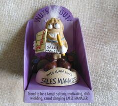 Nuts About Work "Sales Manager" Peanut Bobble Head Figurine Collectable ... - $15.35